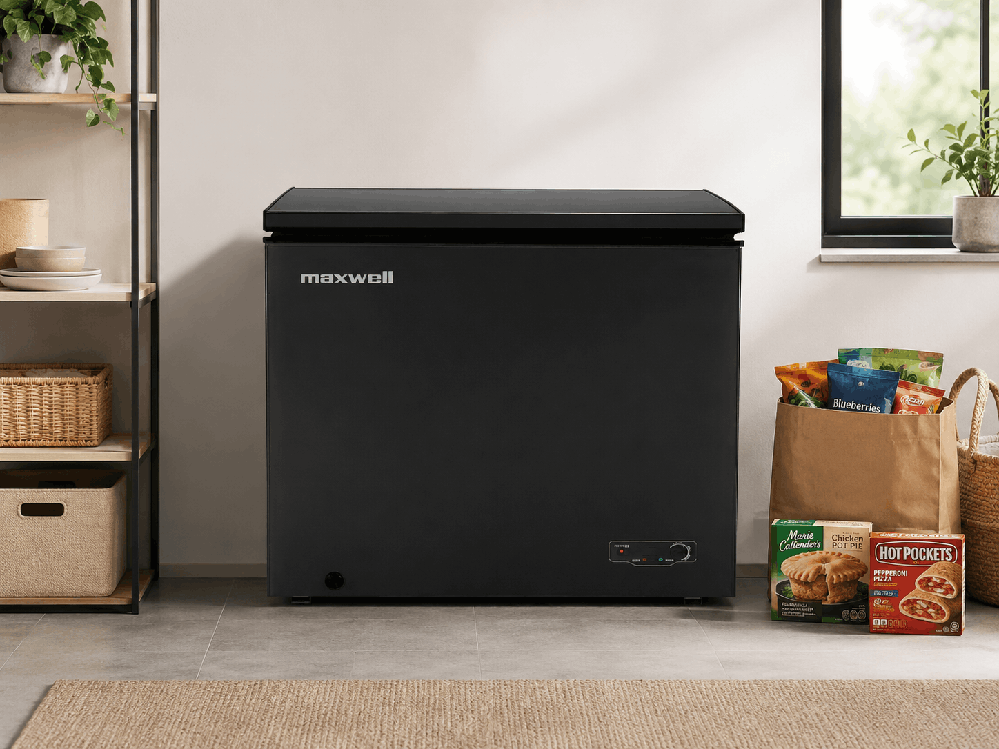 Congélateur Horizontal Maxwell 400 Litres Noir au meilleur prix en Tunisie